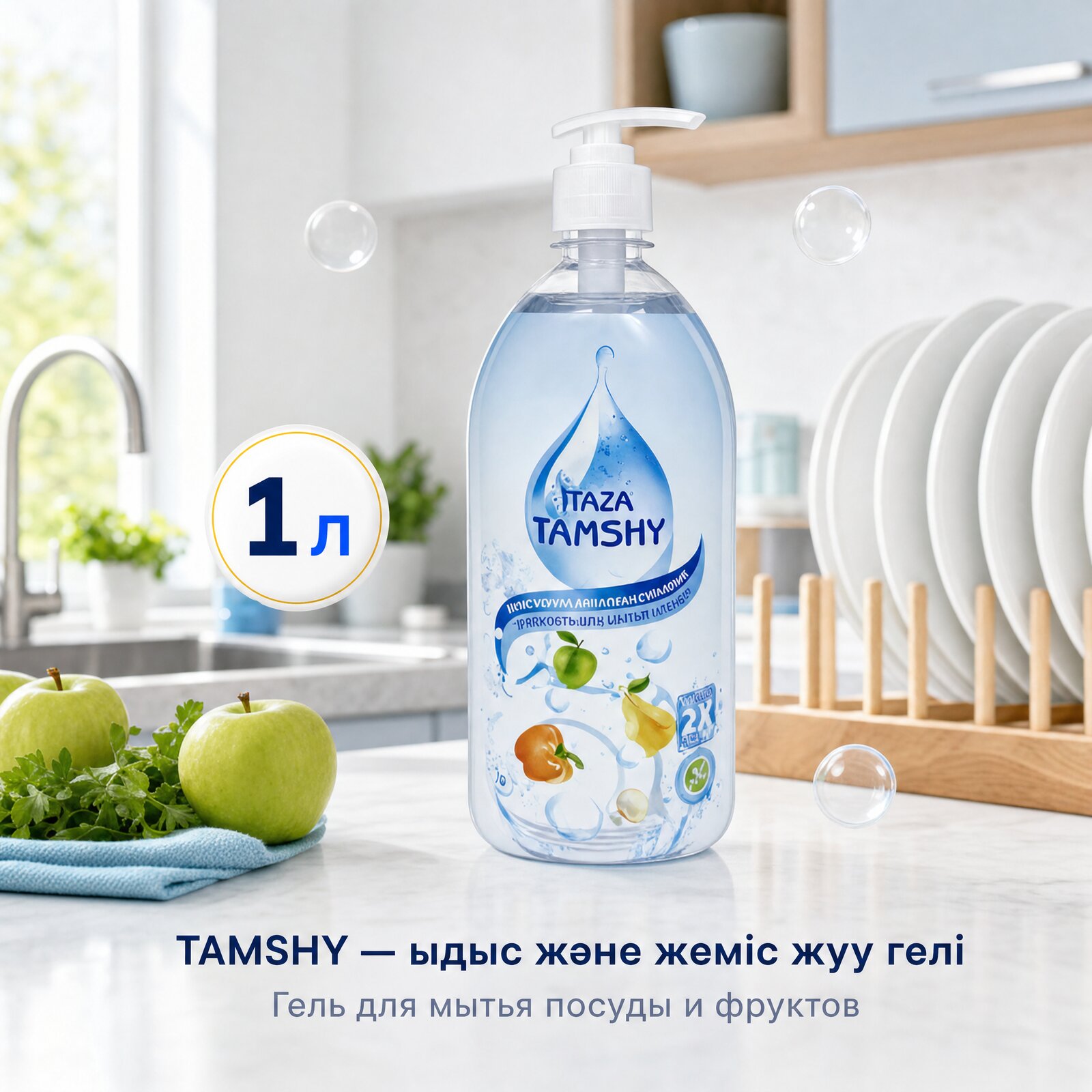 TAMSHY — гель для посуды и фруктов — 1 л